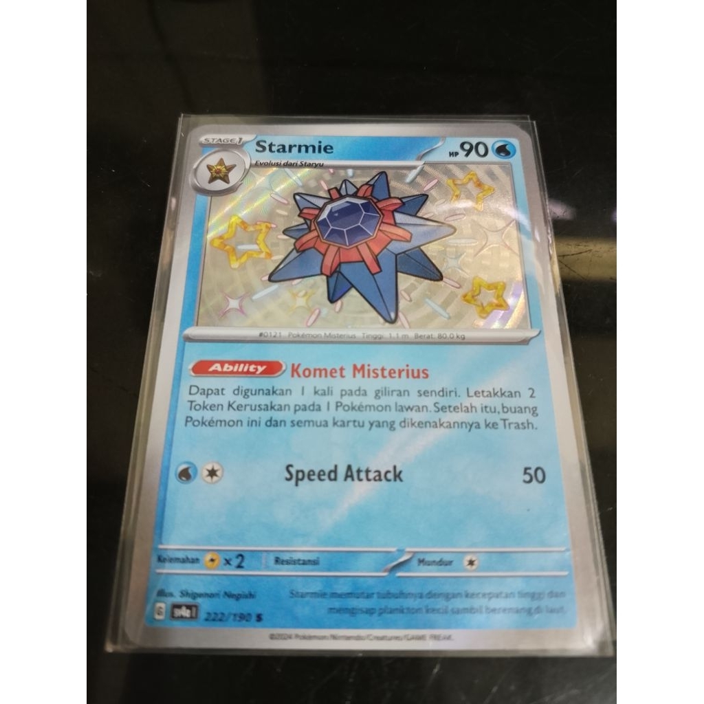 Pokemon TCG Starmie baby shiny ind