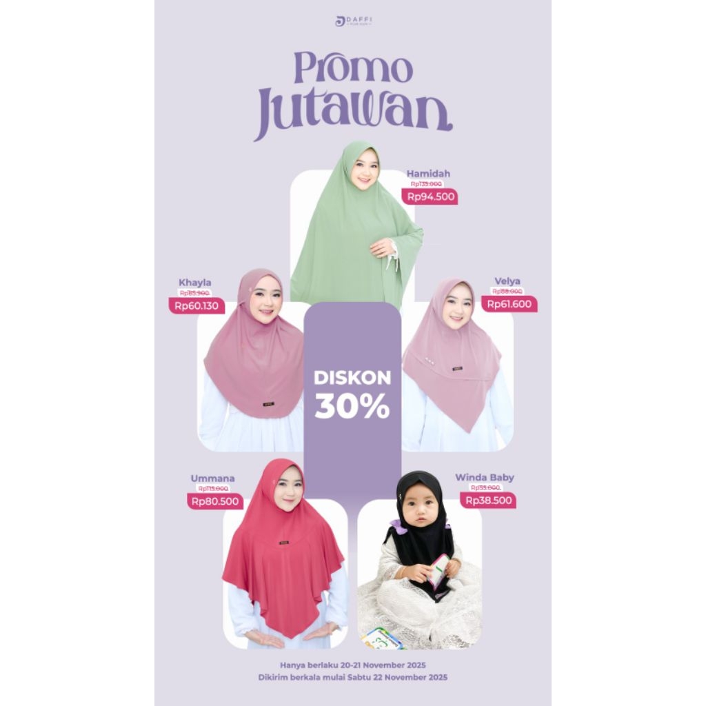 ETALASE PROMO DAFFI HIJAB