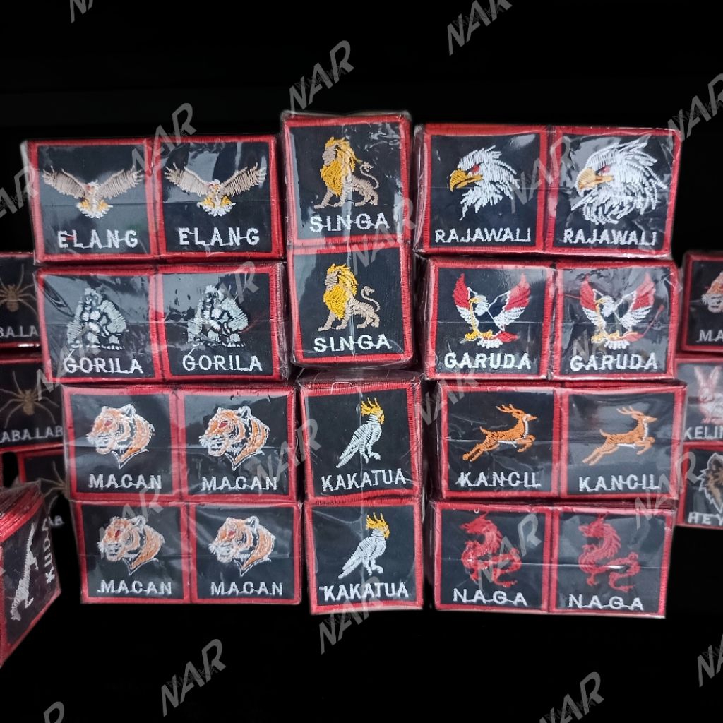 TANDA REGU BORDIR TERBARU & LENGKAP UNTUK REGU PUTRA /TANDA REGU PRAMUKA/BET REGU BORDIR /BET REGU P