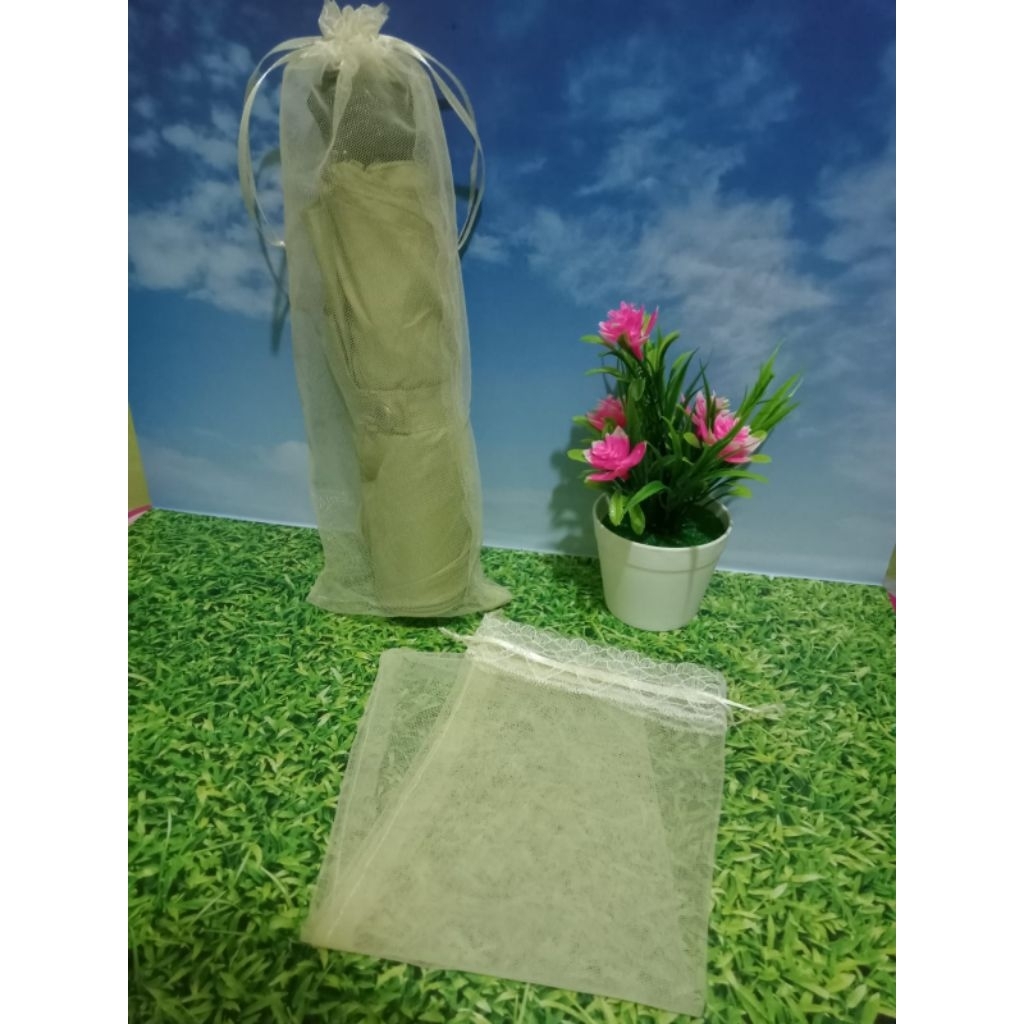 souvenir kantong tile serut untuk payung lipat T30xL13 (50 pcs)