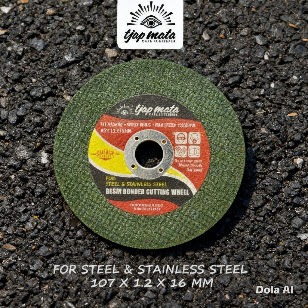 Batu Gerinda Potong Besi 107 x 1.2 x 16 Mm Mata Gerinda Potong Besi Original Tjap Mata