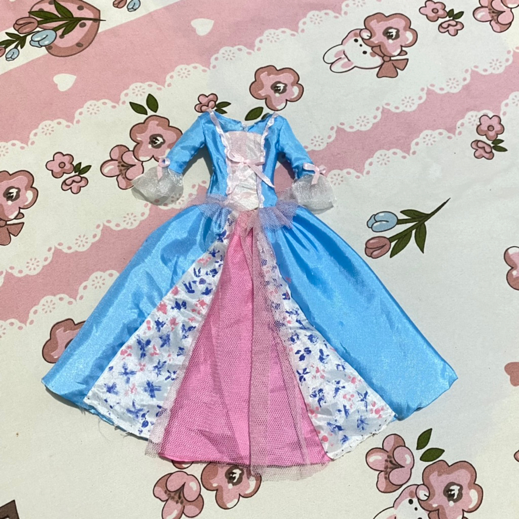 HANDMADE gaun dress erika barbie princess and pauper