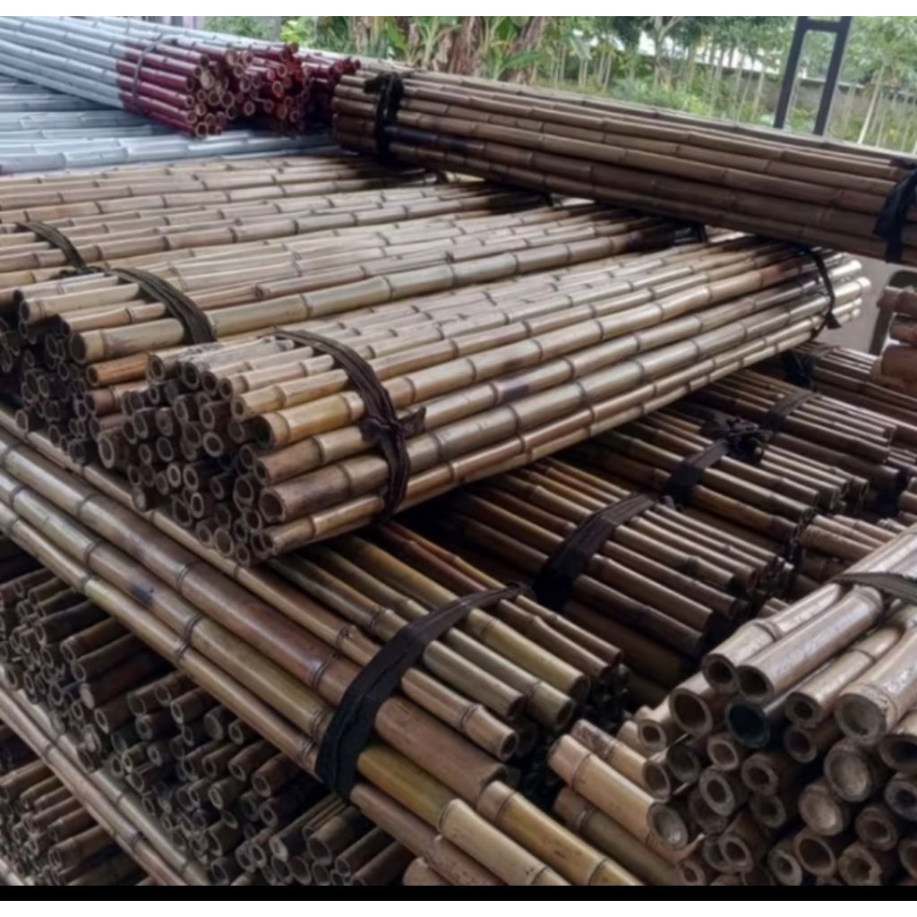 #PRAMUKA# TONGKAT BAMBU CENDANI OPEN/TONGKAT BAMBU WARNA MERAH PUTIH/KUNING MERAH/KUNING HIJAU/MERAH