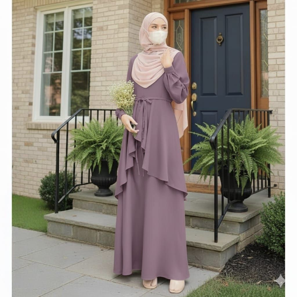 umaira gamis dress wanita remaja terbaru gamis ootd kekinian dress lebaran/kondangan