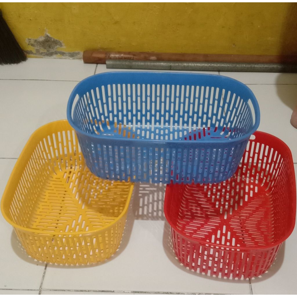 keranjang plastik serbaguna/keranjang penyimpanan