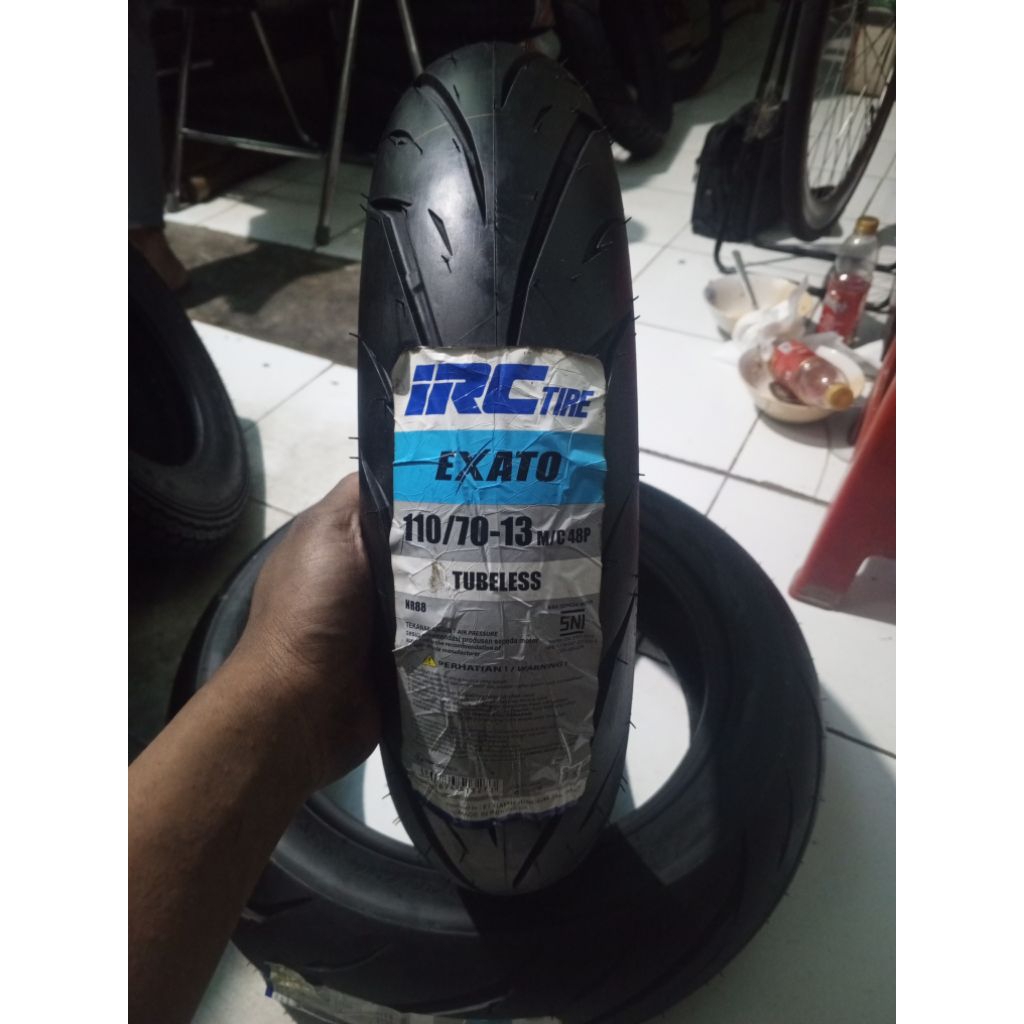 Ban Luar Tubeless Irc Exato 110/70-13 Ban Luar Motor Matic Nmax
