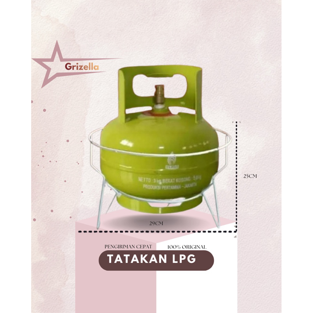 TATAKAN LPG 3KG / DUDUKAN LPG / PENYANGGA TABUNG GAS