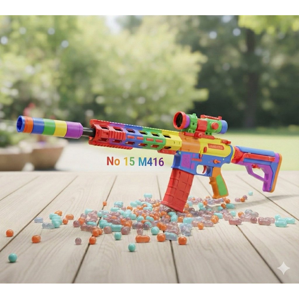 Gebytoys No 15 M4 WGB mainan outdoor kesenangan