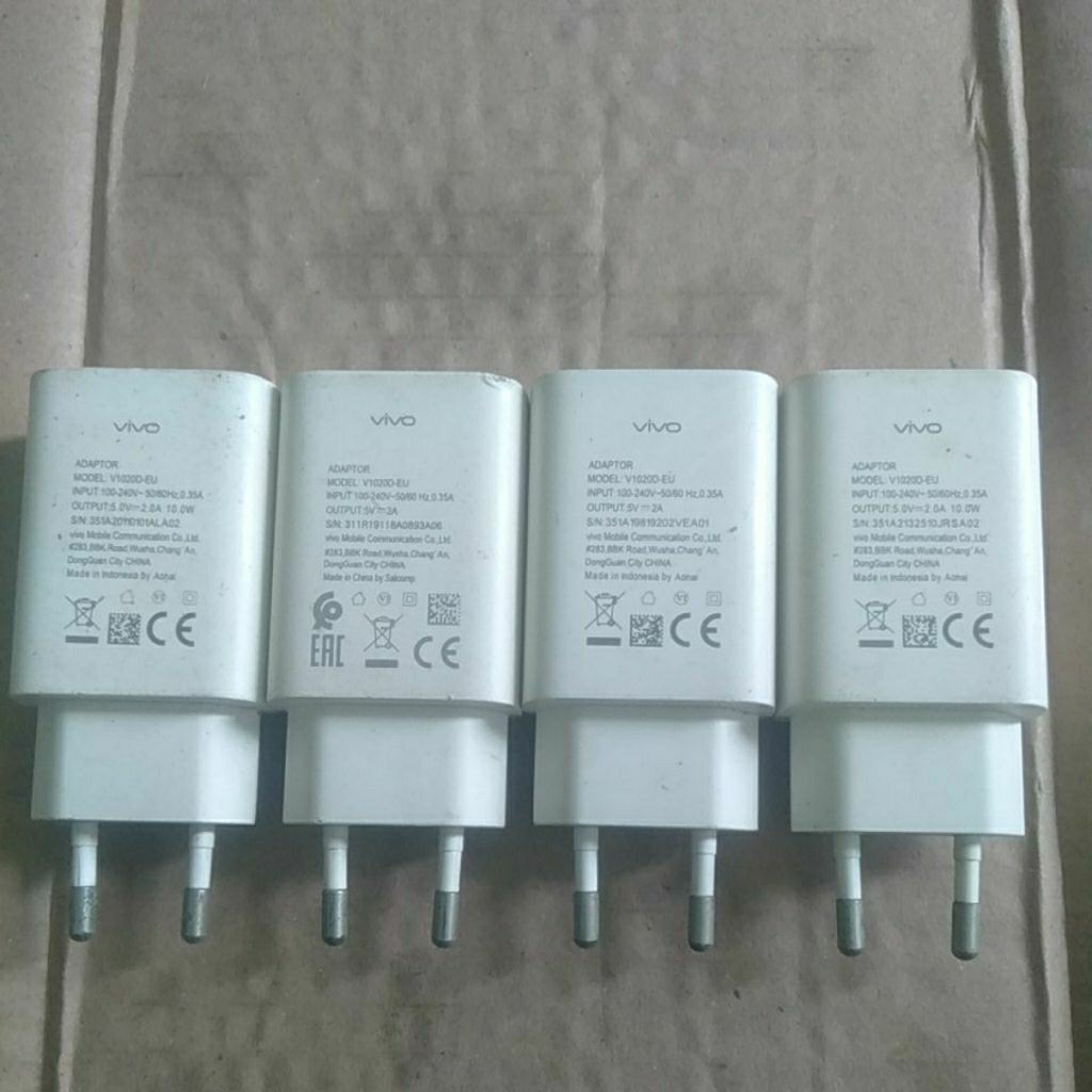 Cass charger Vivo 5V 2A bekas original