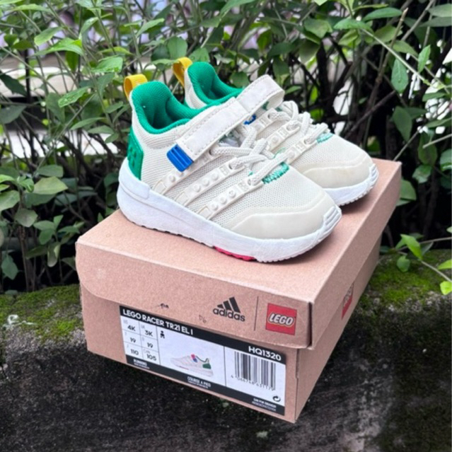 PRELOVE - Adidas Toodler Special Edition LEGO Racer White - Original 1000% BNIB
