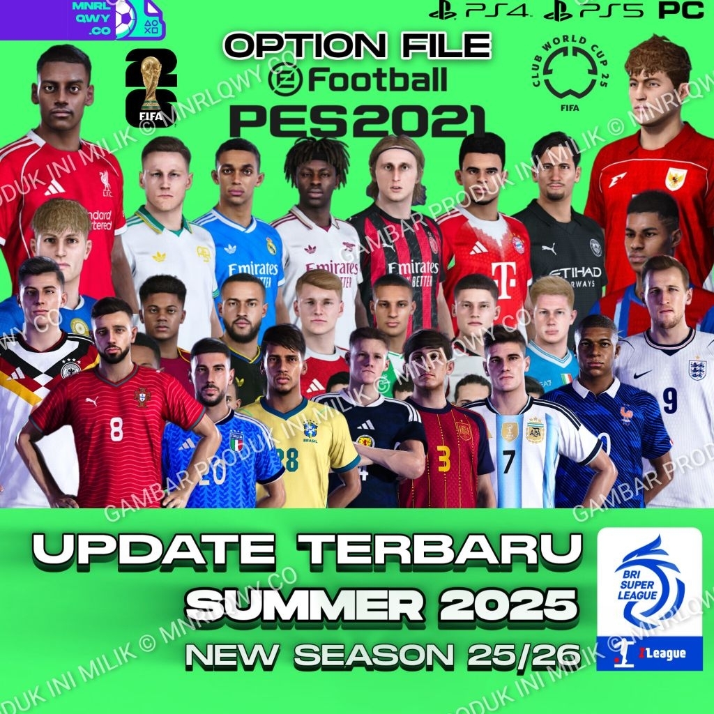 OF Patch PES 2021 PS4 PS5 UPDATE TERBARU