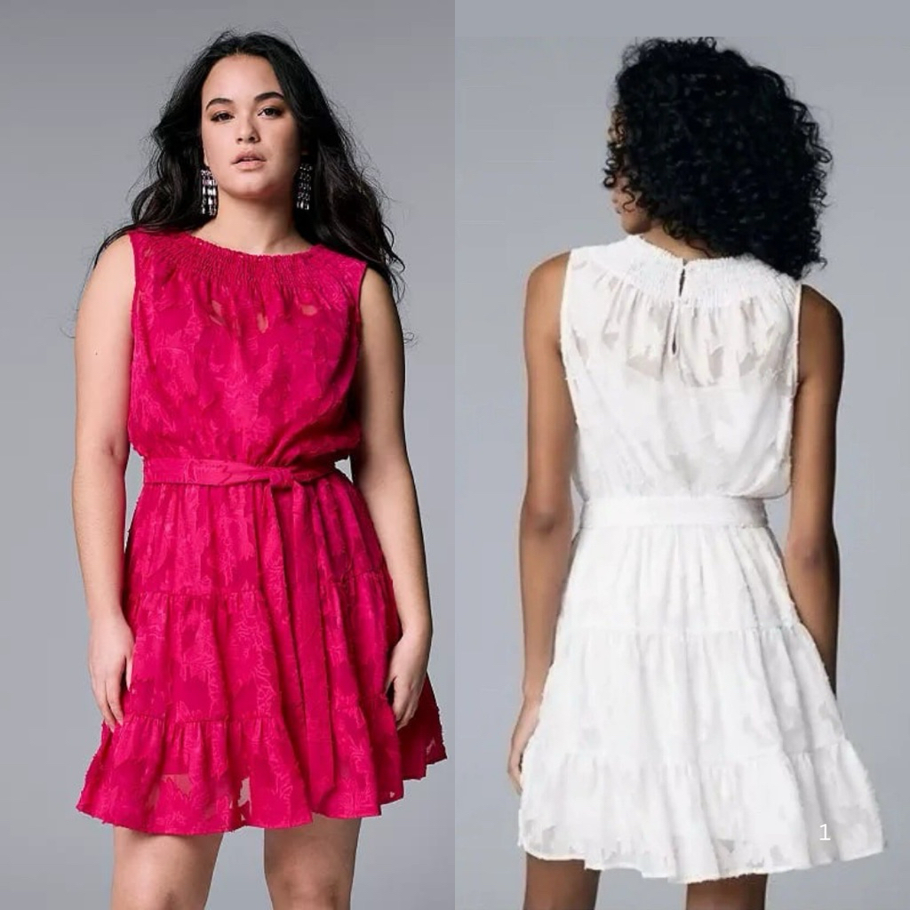 SIMPLY VERA Smocked Dress