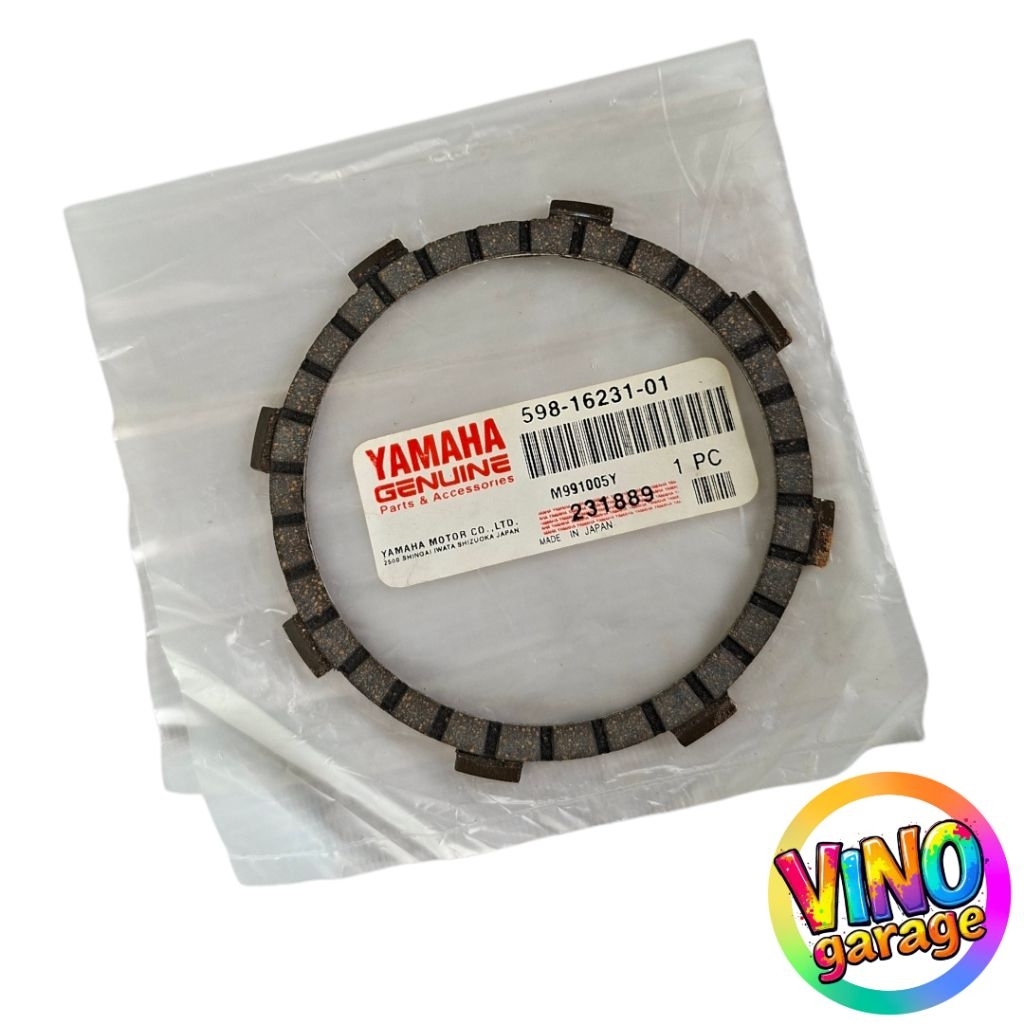 Kampas Kopling Plat Kopling satuan Kain Kopling RXK RX KING RXKING RXS YT115 satuan ori japan nos 59