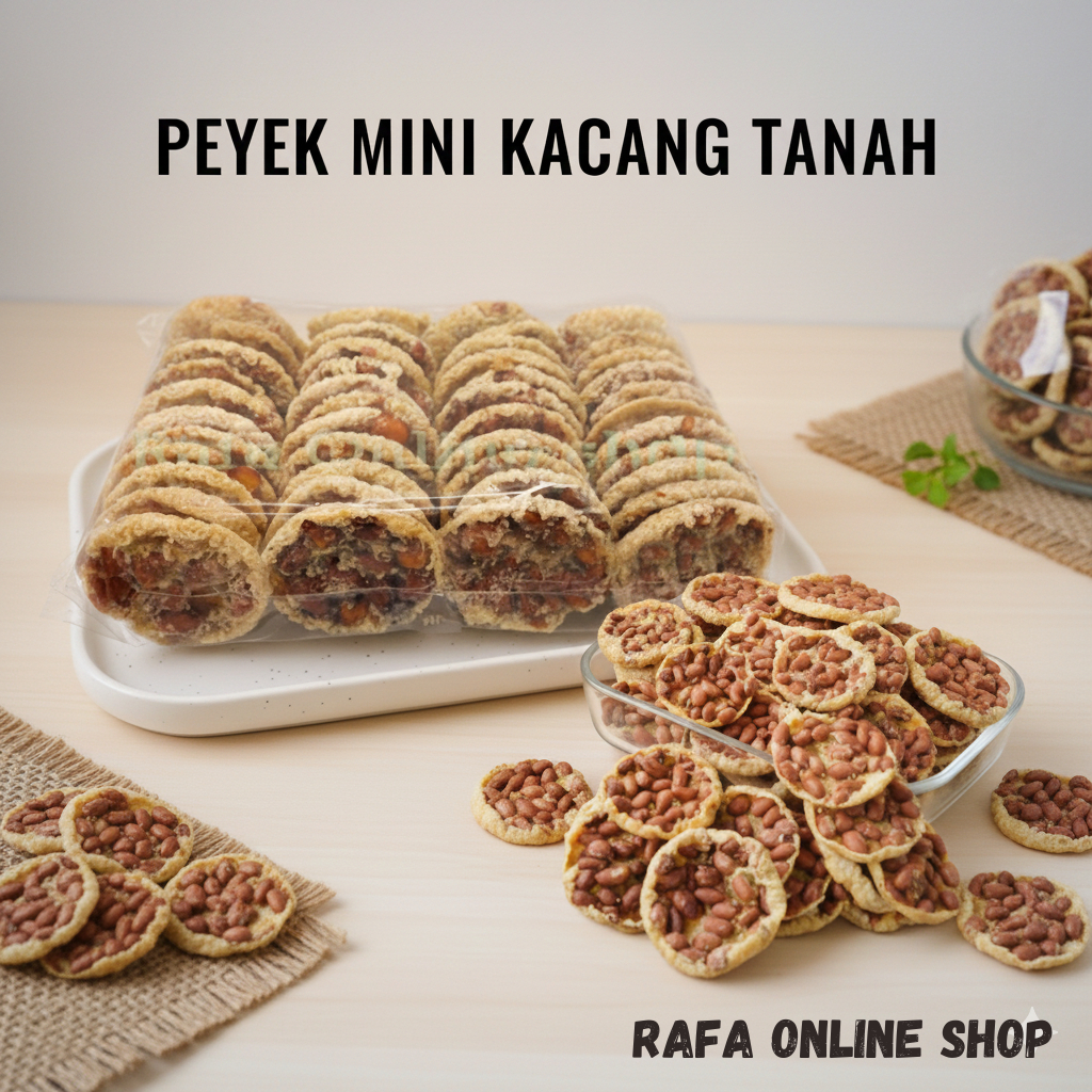 Peyek Kacang  Tanah Mini - Khas Jogja