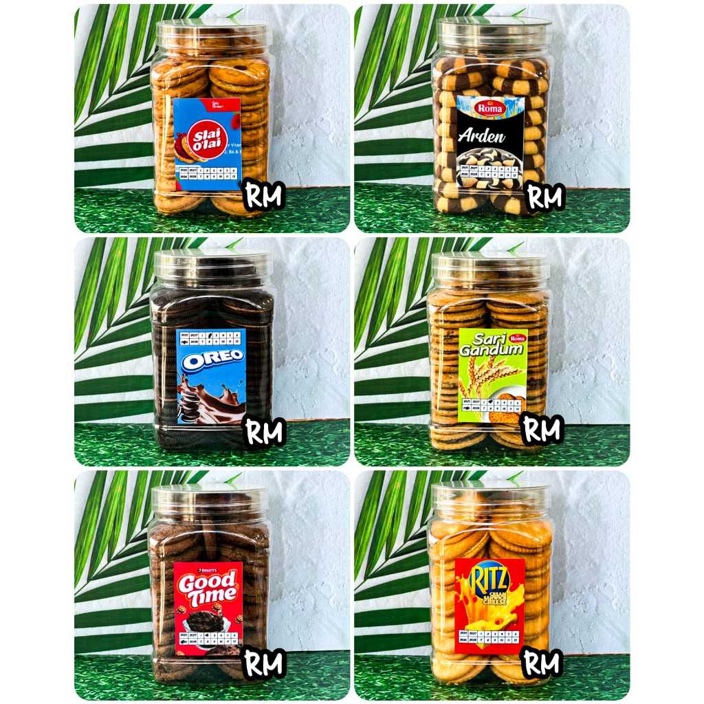 Snack Branded Toples 1000ml Banyak Varian SLAI OLAI/ ARDEN/ OREO / SARI GANDUM/ GOOD TIME/ RITZ