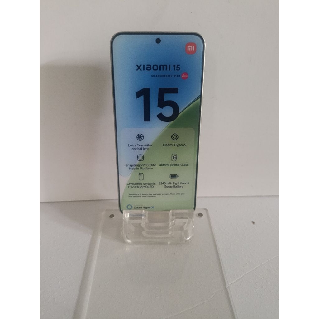 Dummy Xiaomi 15 Green / hp pajangan