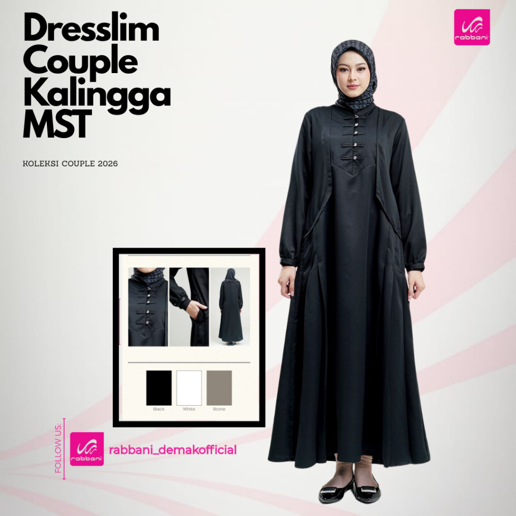 RABBANI - DRESSLIM COUPLE KALINGGA - DRESSLIM RABBANI - BUSANA COUPLE LEBARAN 2026