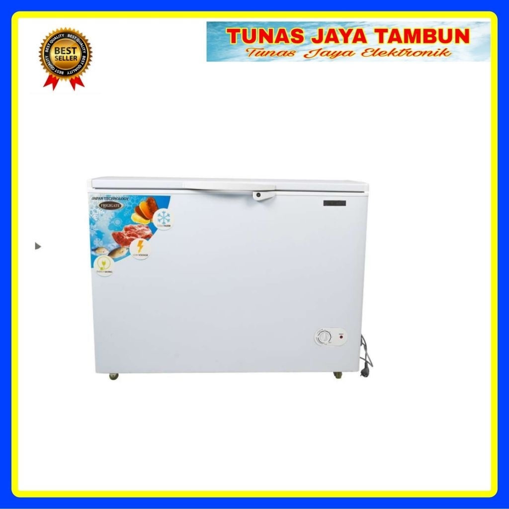 CHEST FREEZER FRIGIGATE F 300 LV / FREEZER BOX FRIGIGATE 300 LITER F-300LV / FRIGIGATE F300LV