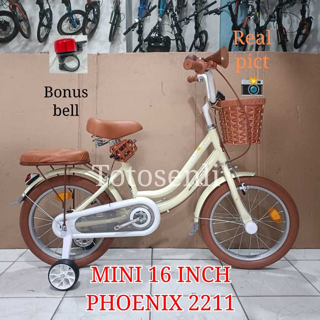 sepeda anak mini 16 inch phoenix 2211 sepeda anak perempuan mini 16 inch