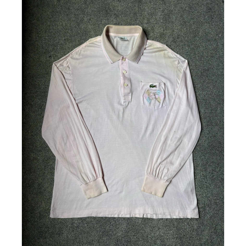 vintage lacoste rugby shirt