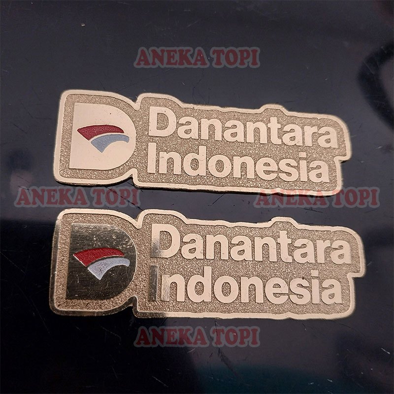 Pin Danantara Indonesia Warna Gold Pin Bros Danantara - Aneka Topi