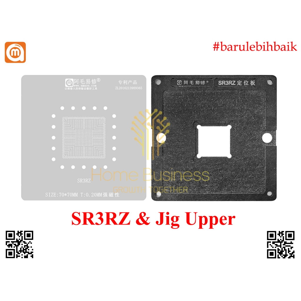 Amaoe Stencil BGA Reballing CPU INTEL SR3S0 SR3S1 SR3S3 SR3S4 SR3S5 SR3RZ N4100 N4000 J5005 J4105 J4