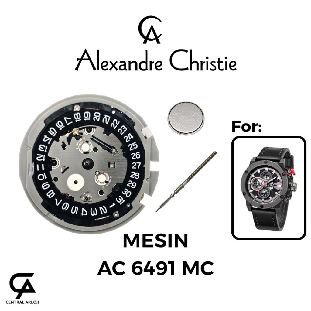 Mesin Original Alexandre Christie AC 6491 MC