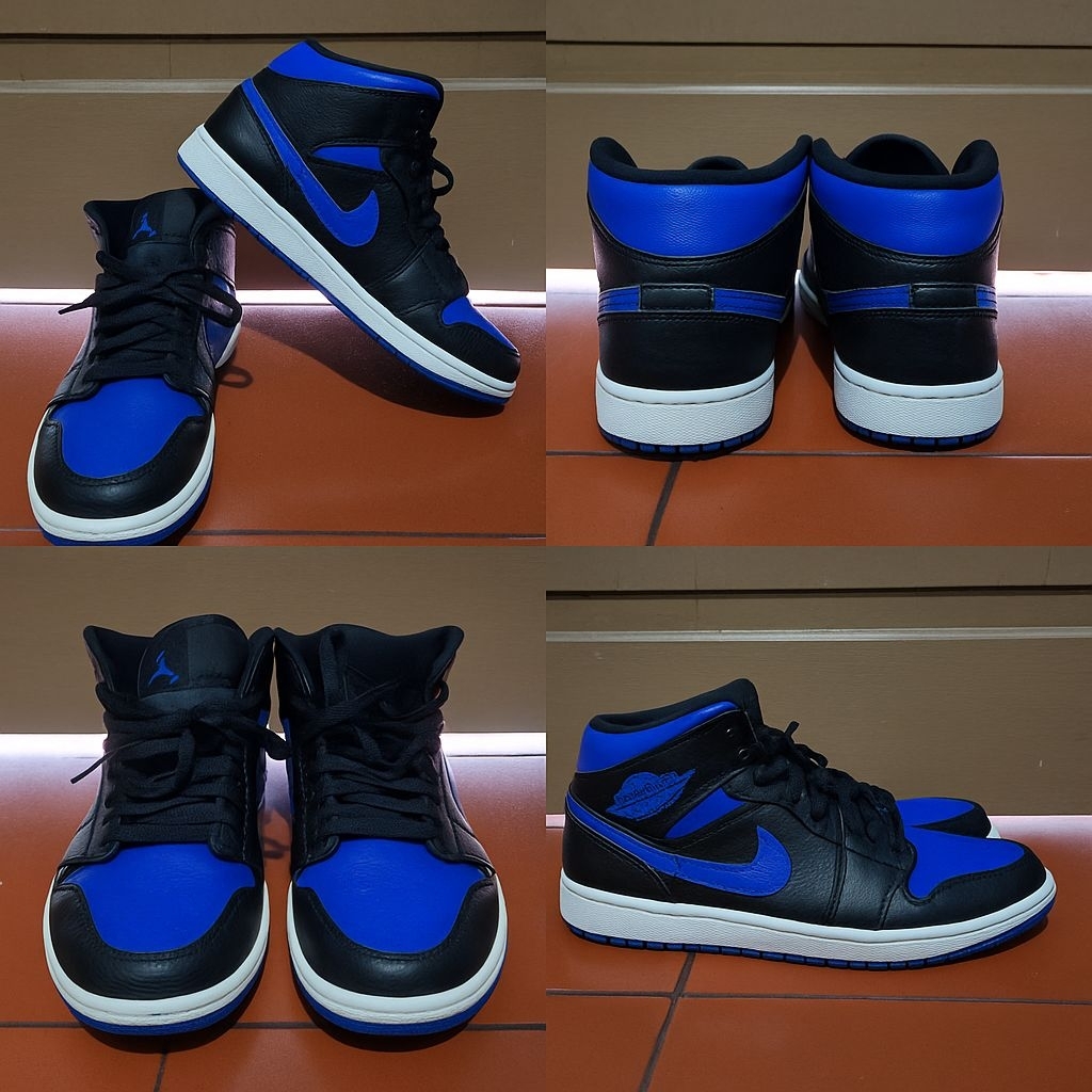 Air Jordan 1 Mid Royal Blue OG Second Original Size 40.5