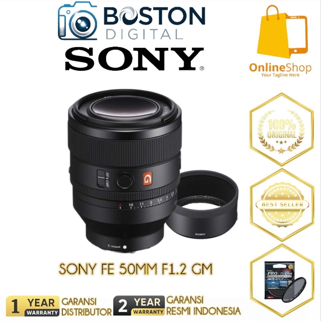 LENSA SONY FE 50MM F1.2 GM / SONY FE 50MM F1.2 GM LENS