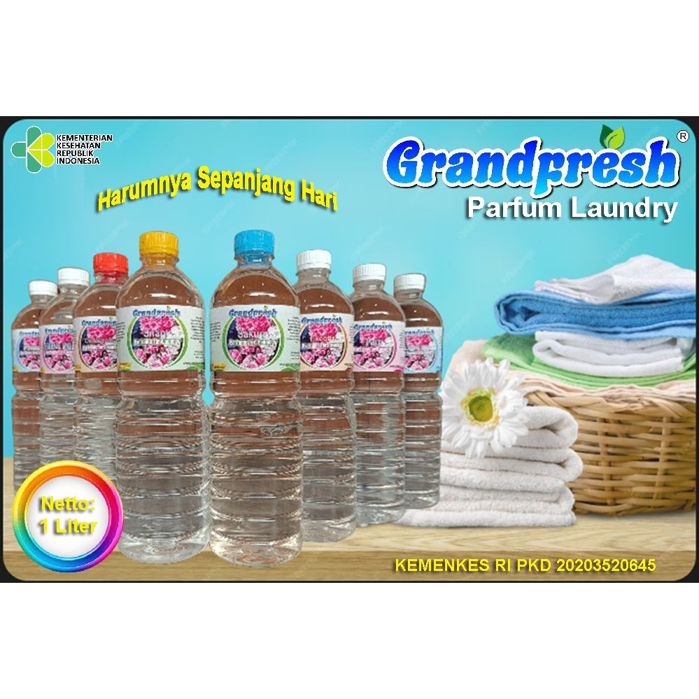 PARFUM LAUNDRY 1 LITER BERKUALITAS TERLARIS | GRNDFRESH PARFUM LAUNDRY 1 LITER TERLARIS