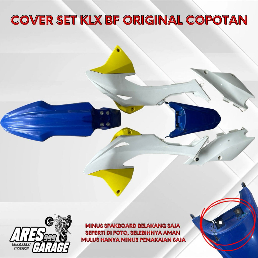 COVER SET ORIGINAL KAWASAKI KLX BF BODYSET KLX BF ORIGINAL COVERSET KLX BF ORI COPOTAN BODY KLX BF