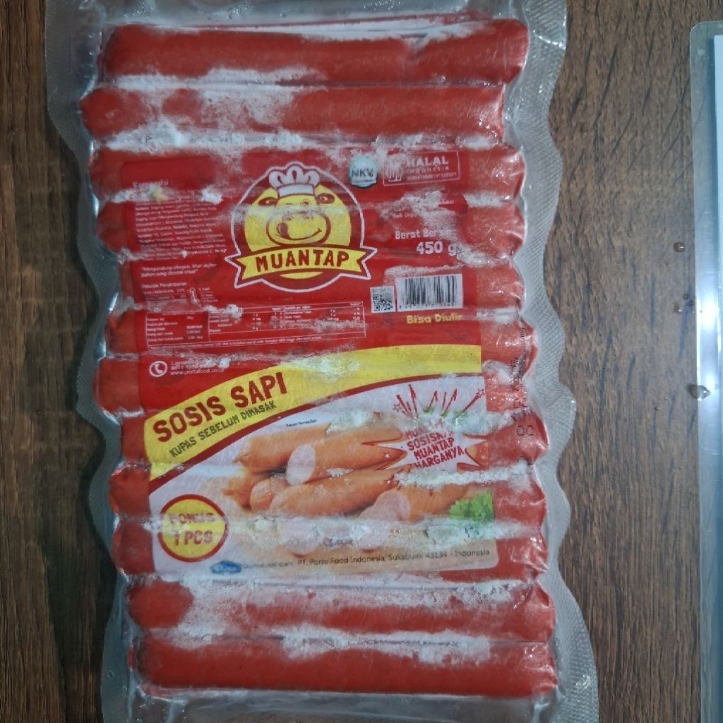 muantap sosis sapi 450gr
