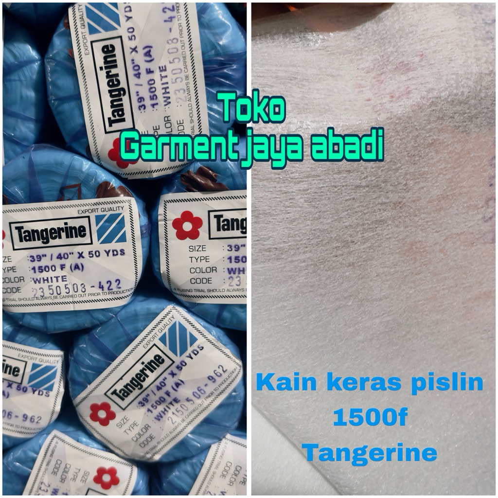 Vislin tangerine 1500f harga/meter