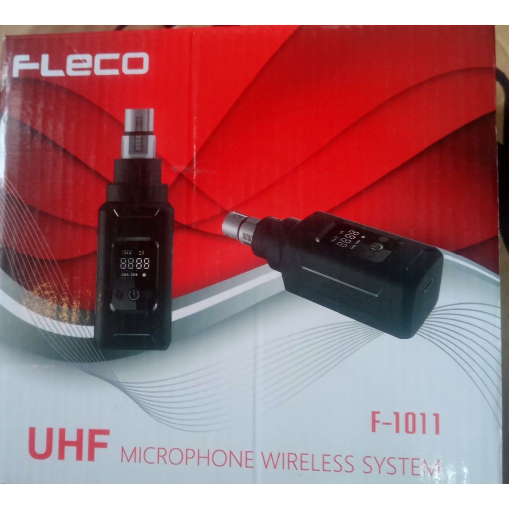 UHF microphone wireless system adapter F-1011untuk satu mic