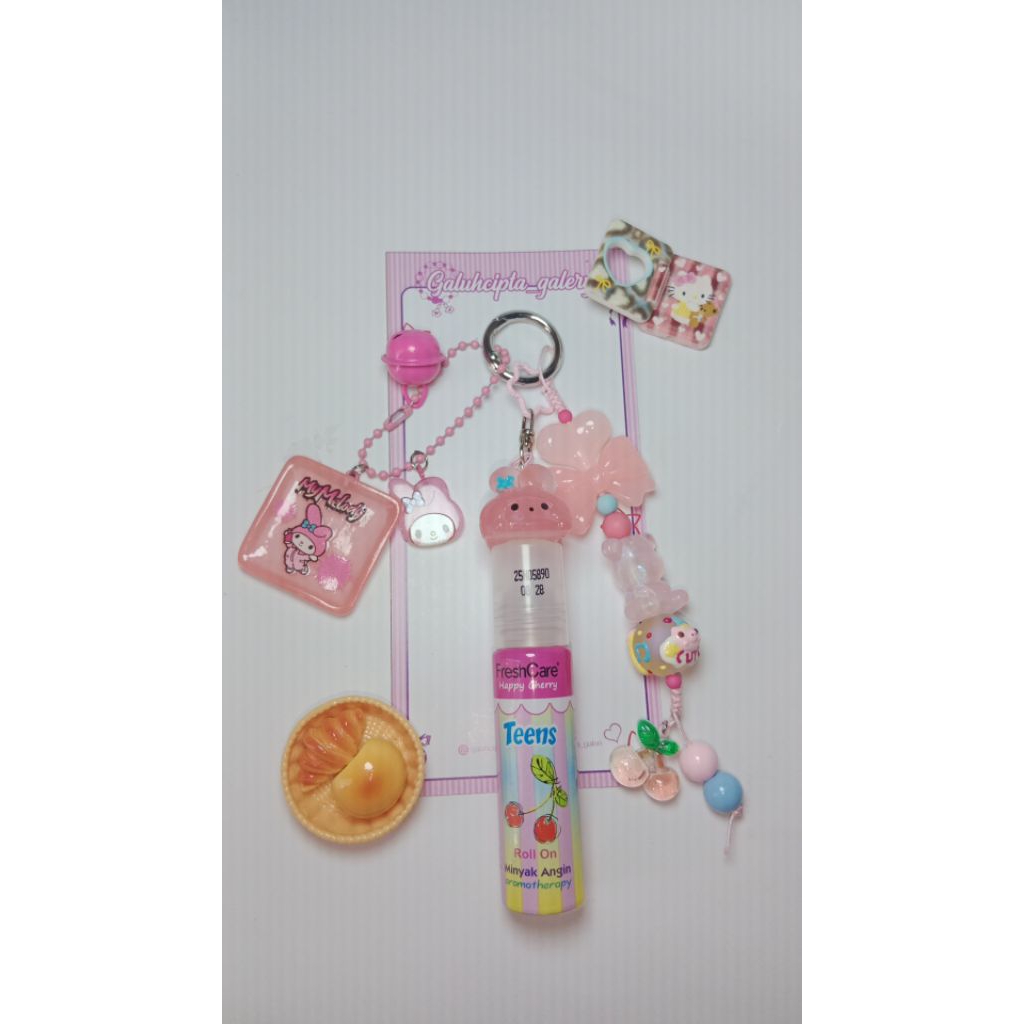 bagcharm viral / bagcharm remaja jompo / bagcharm freshcare /  gantungan tas freshcare / aksesoris t
