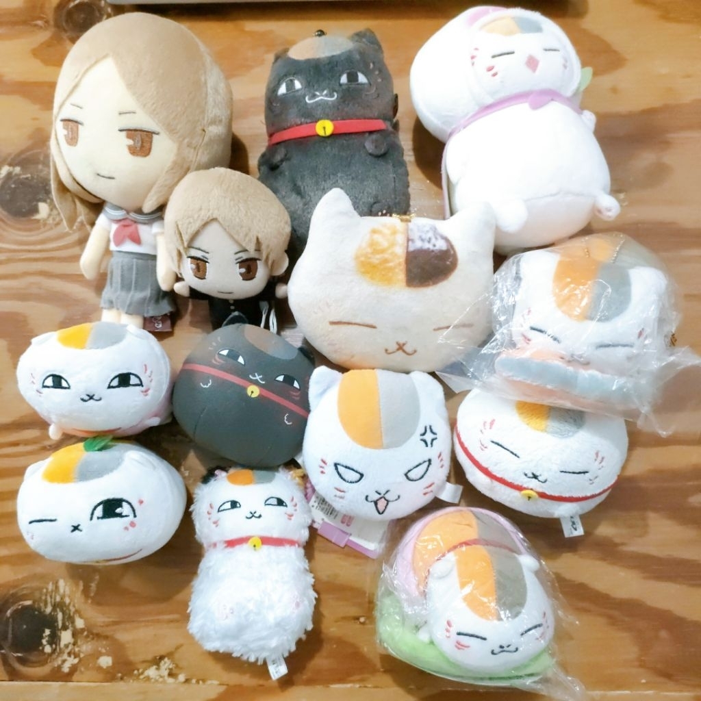 Boneka merch Natsume Yuujinchou / Natsume's Book of Friend & Nyanko