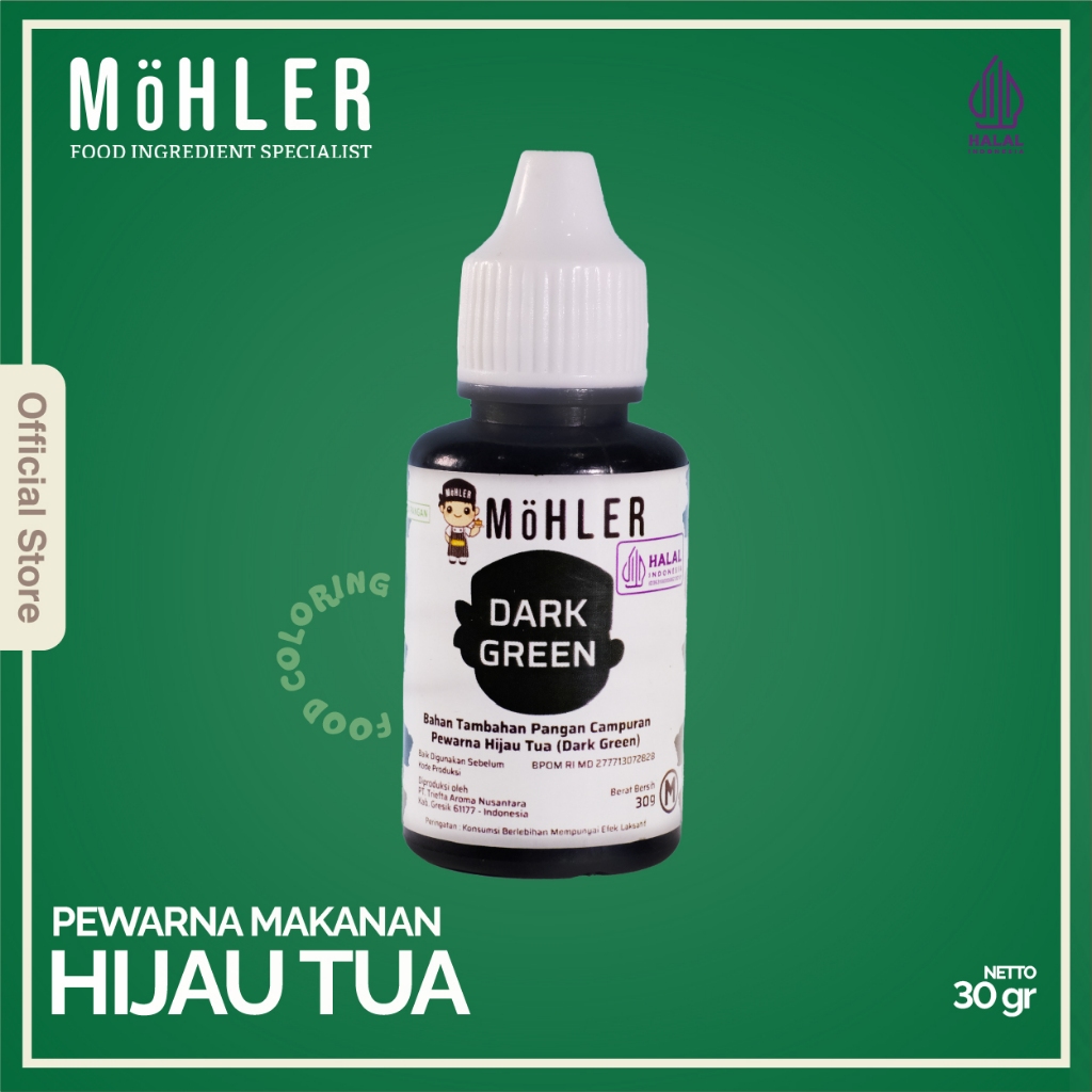 MOHLER Coloring DARK GREEN