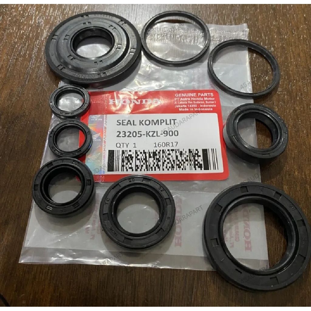 KZL SEAL KOMPLIT MOTOR BEAT FI SCOOPY VARIO 110 FI F1 SET KIT CVT ASSY SIL GEAR GIR KRUK KRUG AS OVE