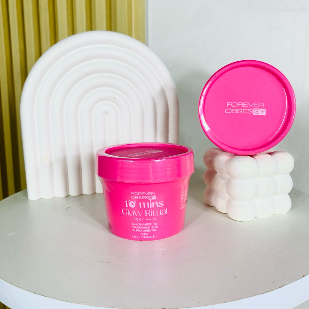 FOREVER OBSESSY BODY MASK BLEACHING PEMUTIH BADAN DOSTING