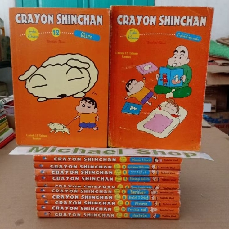 Komik Crayon Shinchan edisi khusus 1-12 LENGKAP LANGKA OREN