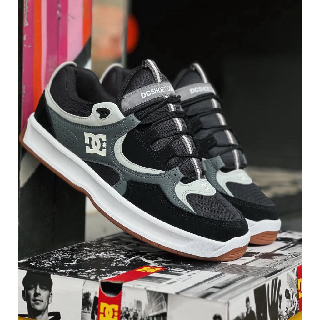 sepatu dc shoes • kalynx zero • black/grey/gum