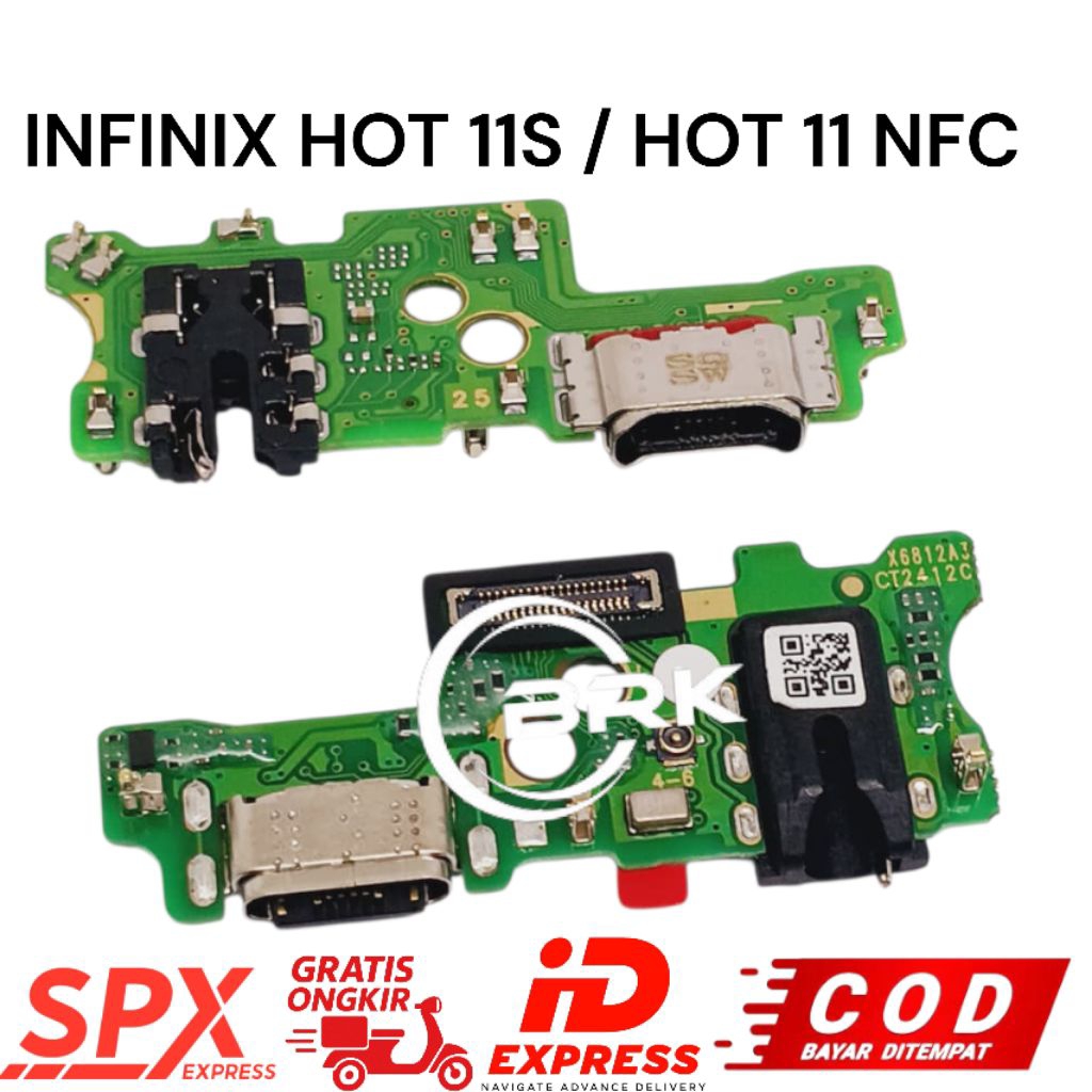PLEXSIBEL PAPAN CAS CHARGER INFINIX HOT 11S / HOT 11 NFC FULSET IC ORIGINAL