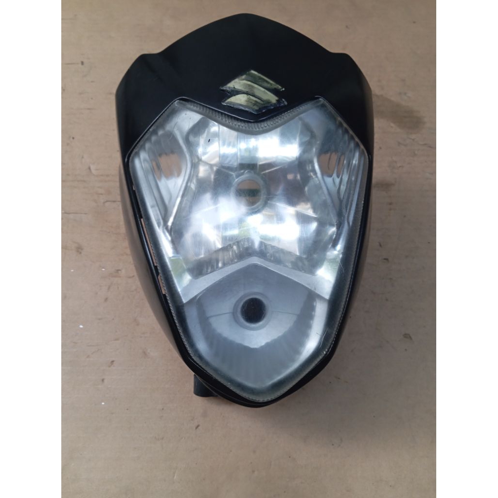 breket pangkon set totok lampu depan suzuki satria fu cbu thailand ori
