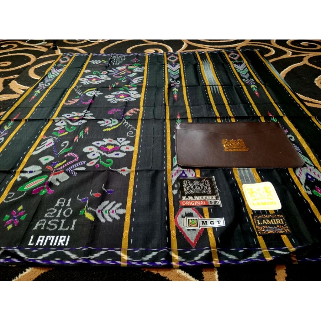 [ RAMADHAN BIG SALE ] SARUNG LAMIRI SONGKET MGT S90 A1 ASLI BENANG 210 FULL SUTRA TERMURAH JAHIT TEN