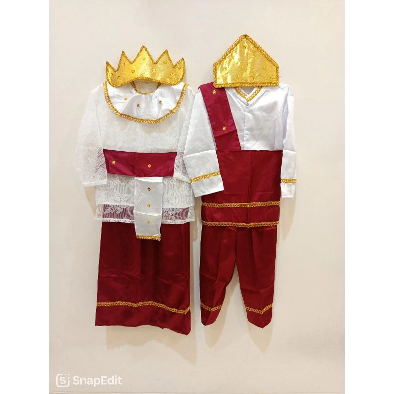 Baju Adat Lampung Anak TK SD Laki Perempuan Cowok Cewek / Pakaian Adat Lampung