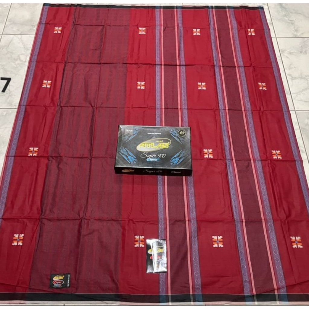 SARUNG ATLAS SUPER SPECIAL SONGKET 970 SILVER