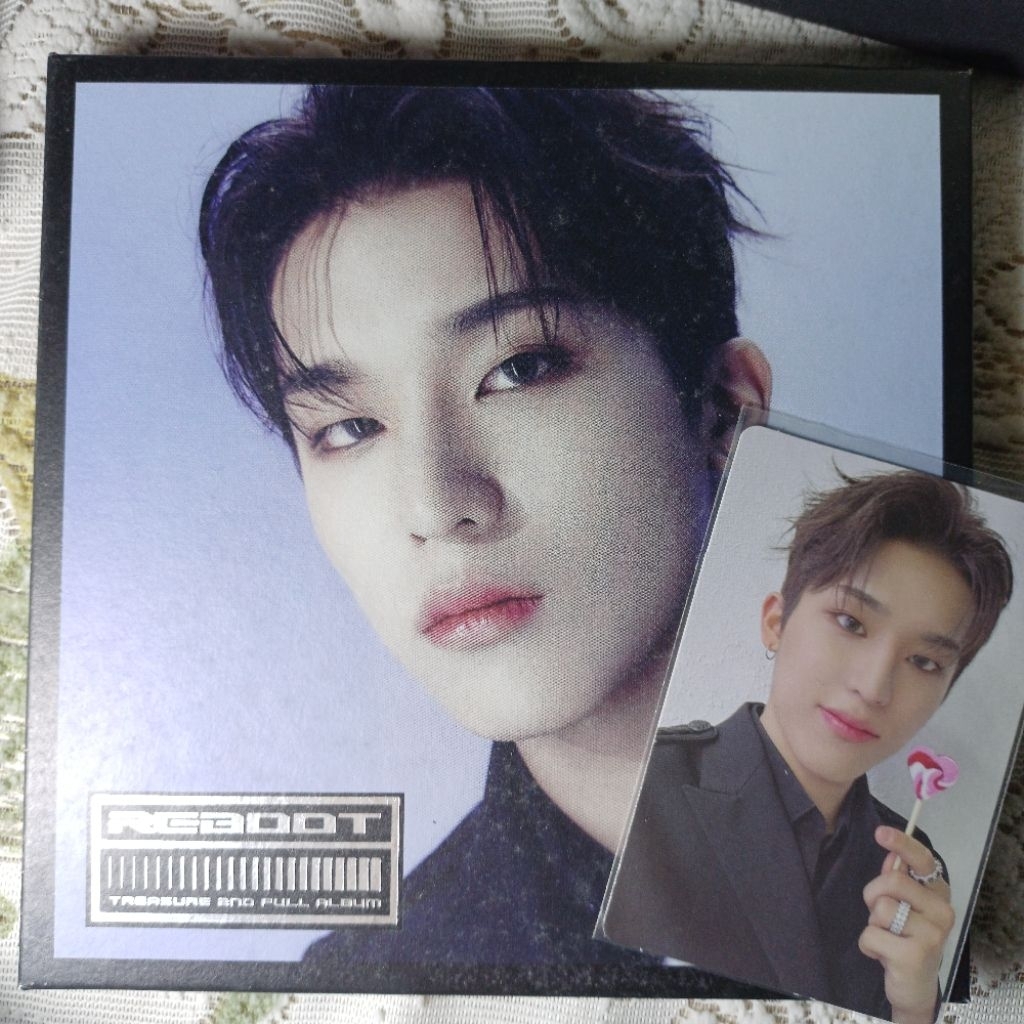 [CEK DESKRIPSI] album digipack jeongwoo treasure reboot pc pob bene ktown unsealed