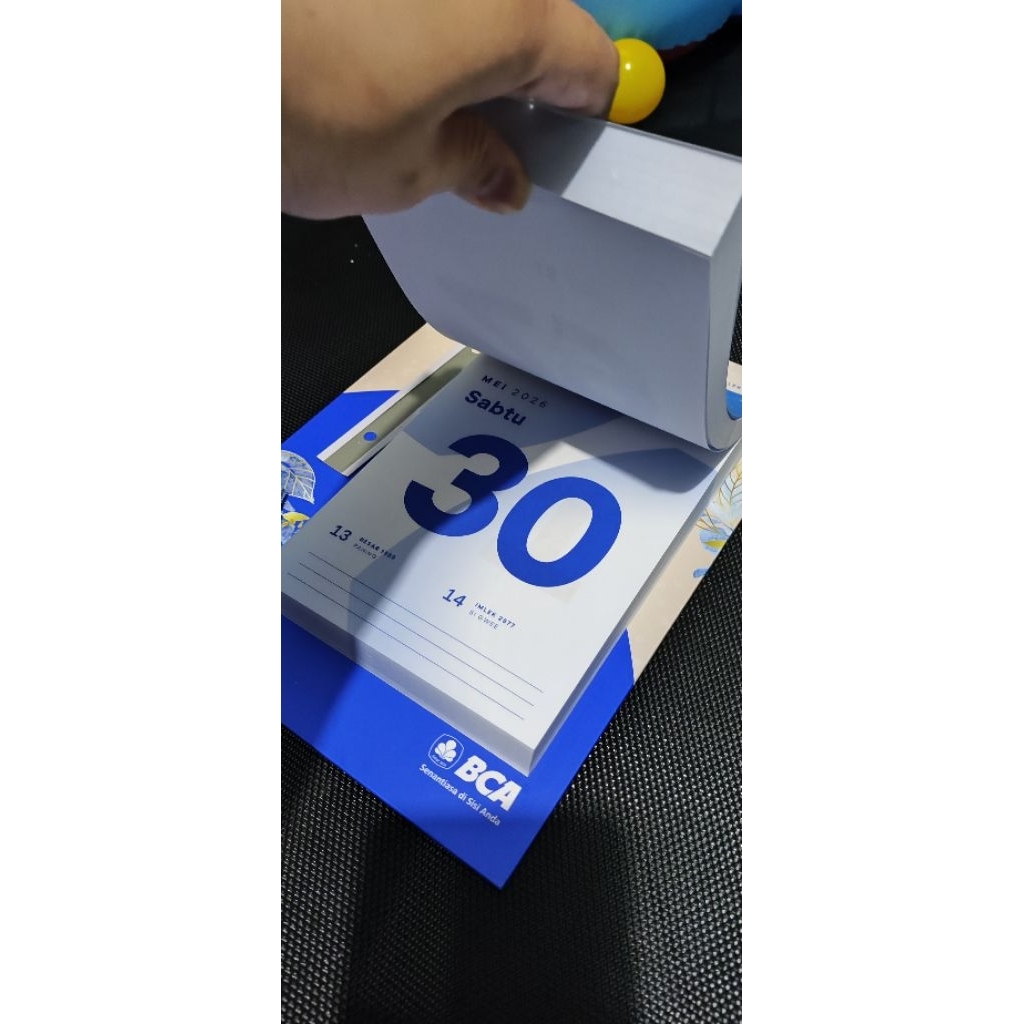 BCA Kalender Sobek/Harian 2026 Nasabah Prioritas.