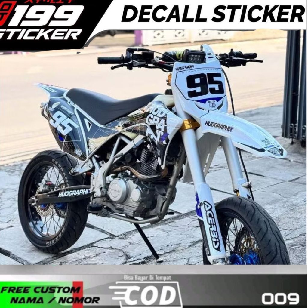 199sticker Decal/Stiker Dtracker-DTX-WR155/klx gordon/CRF /KLX BF full body / Decal Klx BF Full Body
