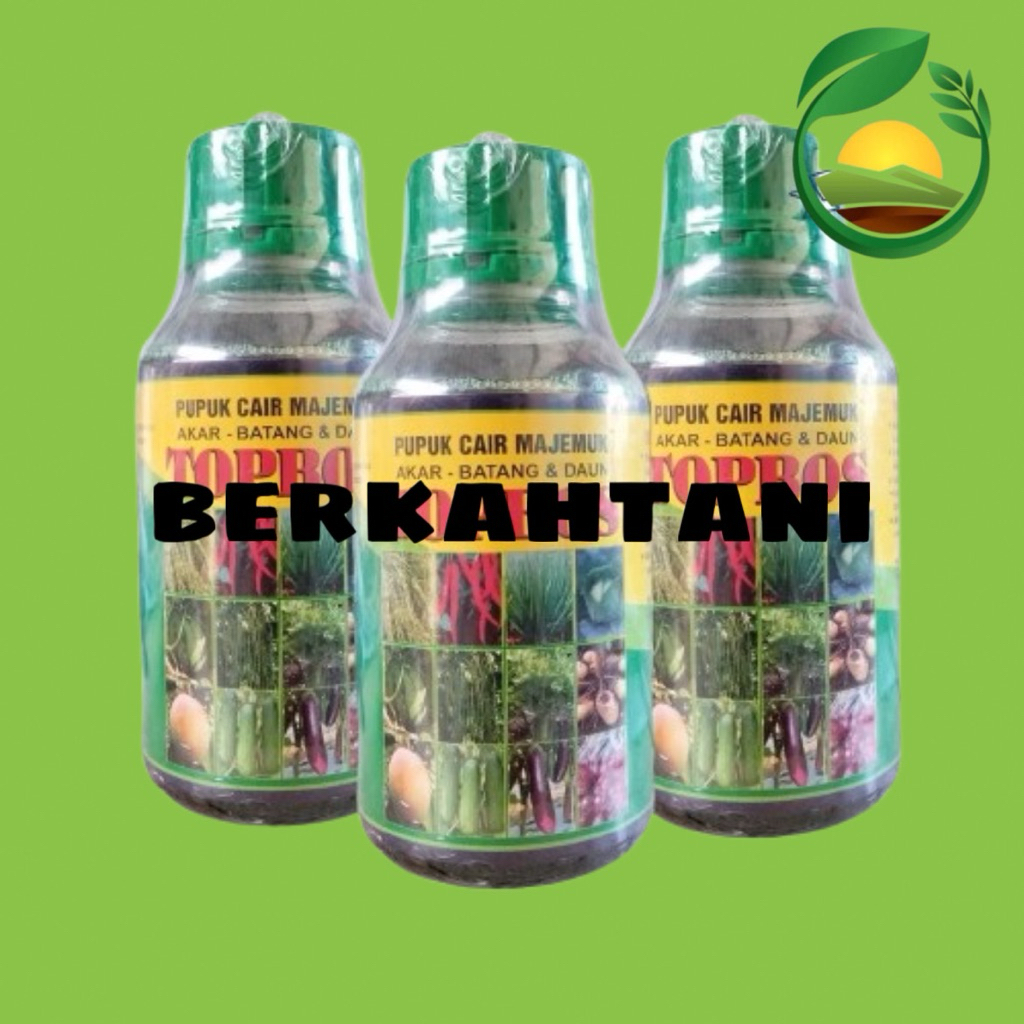 Pupuk Cair TOPBOS Daun Akar Batang Topbos 500ml NPK 15% Unsur Mikro : S, Fe, B, Ca, Zn, Mgo hibaflor